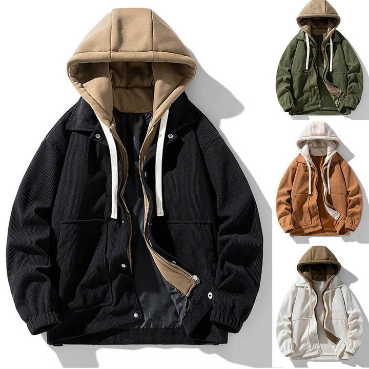 Cole Sterling Hooded Cord Jacket