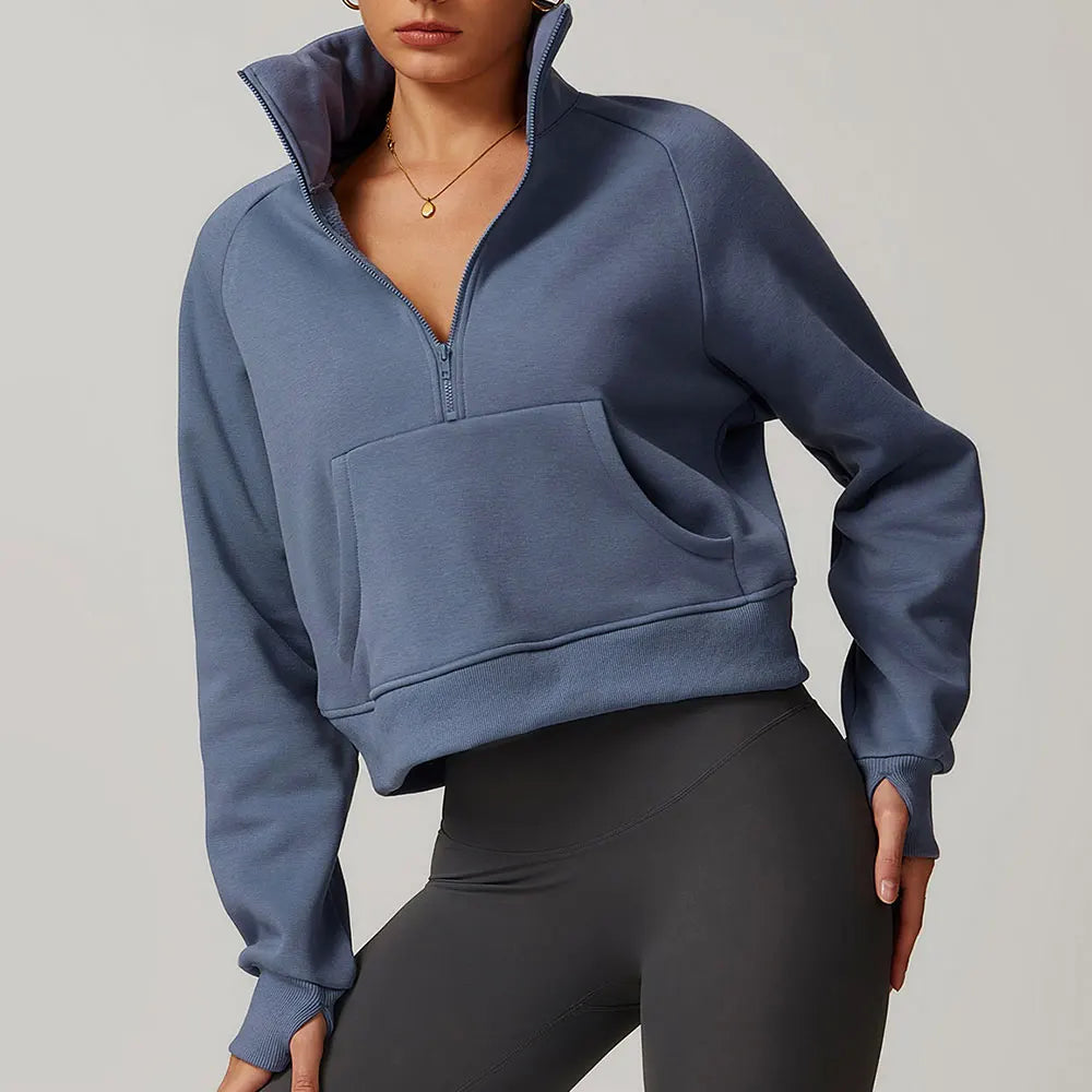 Luxe Half-Zip Fleece Pullover