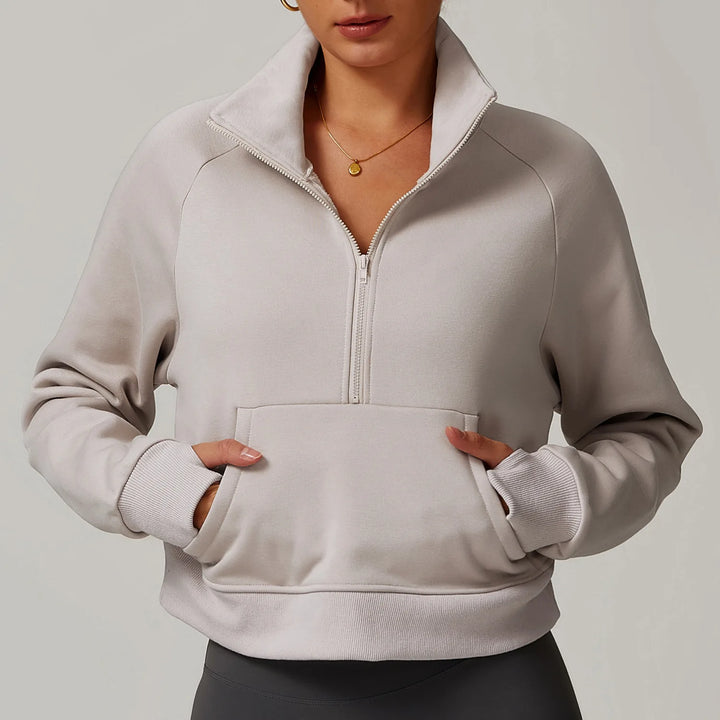 Luxe Half-Zip Fleece Pullover