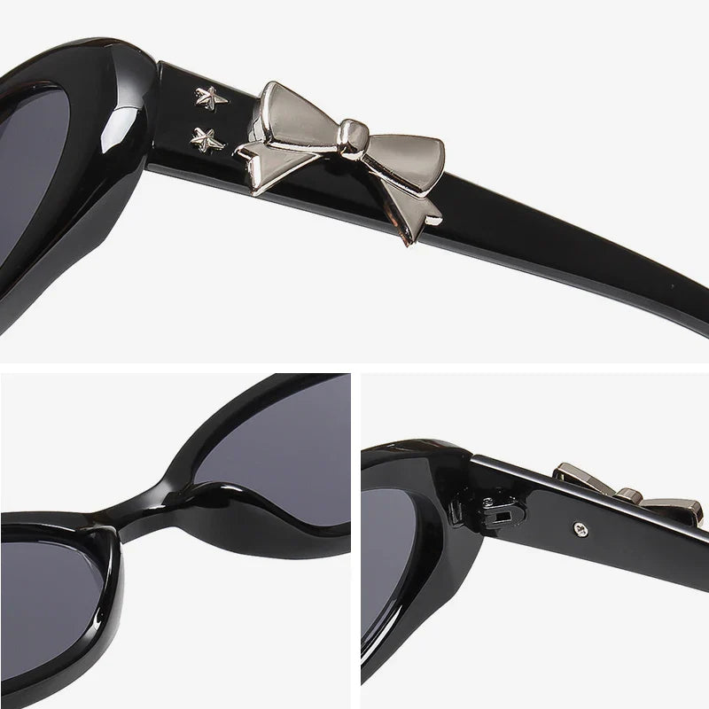 Alessia Oval Bow Sunglasses