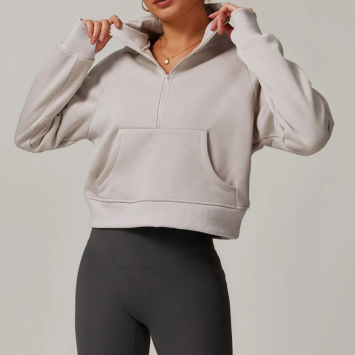 Luxe Half-Zip Fleece Pullover