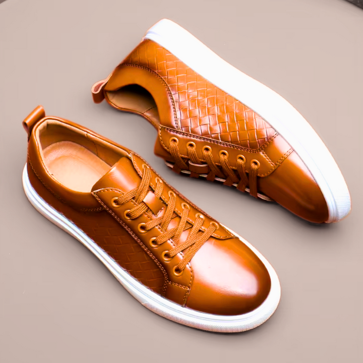 Alessio Weaved Leather Shoes